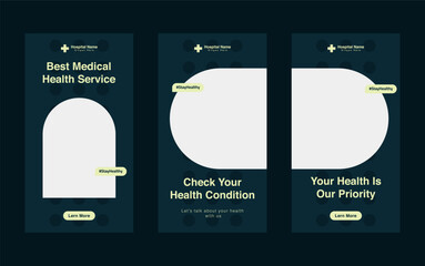 Medical Social Media Post Template, Editable Healthcare Social Media Banner Template. Social media post design free vector. Anyone can use This Design Easily,Banner,Poster,Instagram story
