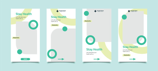 Medical Social Media Post Template, Editable Healthcare Social Media Banner Template. Social media post design free vector. Anyone can use This Design Easily,Banner,Poster,Instagram story