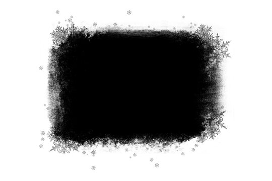 Watercolor Christmas New Year portrait paint masks, photo frame, Photoshop overlay, clipping mask, photo mask, watercolor effect, png