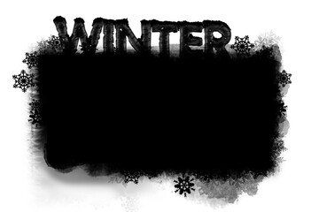 Watercolor Christmas New Year portrait paint masks, photo frame, Photoshop overlay, clipping mask, photo mask, watercolor effect, png