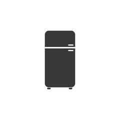 Refrigerator vector icon. Frig flat sign design. Freezer symbol pictogram. Frig icon. Refrigerator sign