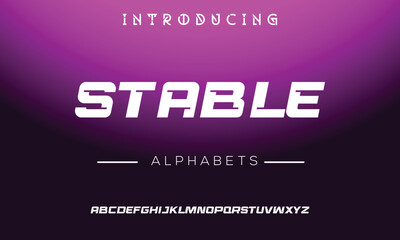 tech vector font typeface unique font design. Typeface urban style fonts for technology, digital, movie, logo design.