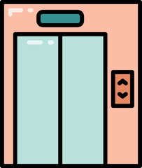 Elevator line icon