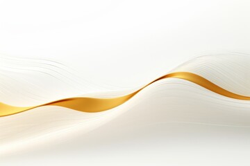 Golden Lines on White Background