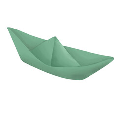 Paper Boat Illustration
