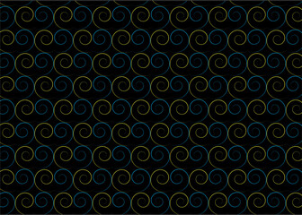 Fototapeta na wymiar Blue , black pattern