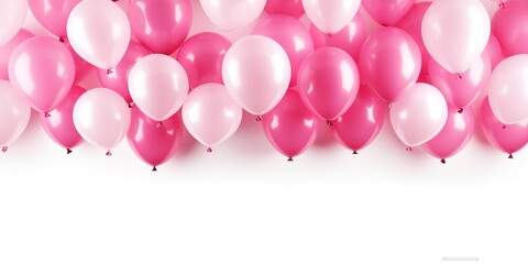 a pink balloon for celebration