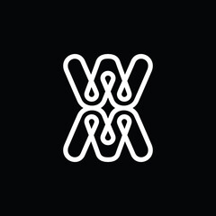 the logo is pictogram Letter M and W. Unique and elegant.