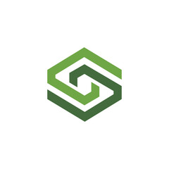 The logo is pictogram the letter S and box. Unique and elegant.