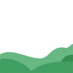 Obraz premium green hill clipart