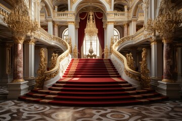 Fototapeta na wymiar Opulent Palace Interior