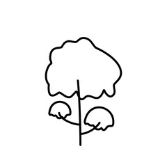 Tree Doodle Cartoon Lineart