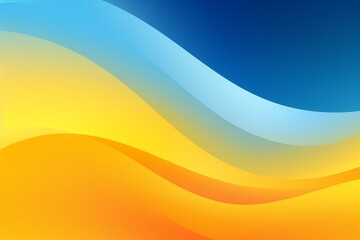 Blue and Yellow Gradient Abstract Background for Web Design
