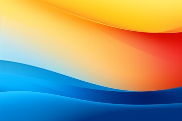 Obraz premium Blue and Yellow Gradient Abstract Background for Web Design 
