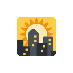 Naklejka premium 🌇 Sunset