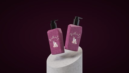 Cosmetic Container_Pink Color
( 3D Model , 3D Rendering , 3D Illustration )