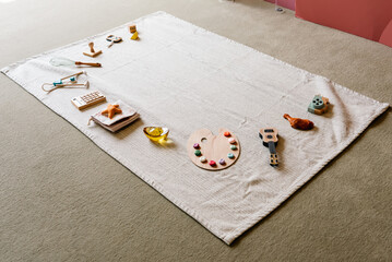 On-site decoration for the child's birthday celebration ceremony