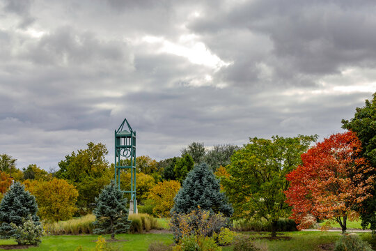 Iowa State University Campus with Fall Colors
