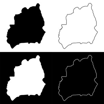 Bubanza province map, administrative division of Burundi.
