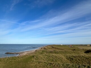 view from the beach