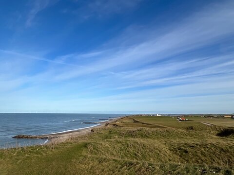 view from the beach