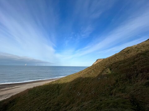 view from the beach