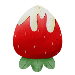 strawberries with delicious cream