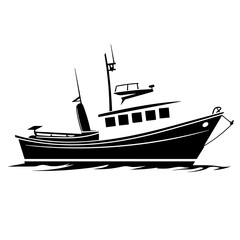boat silhouette, silhouette ship, beach silhouette, beach svg, beach png, silhouette submarine, 