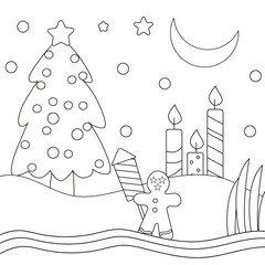 Joyful Christmas Festive Coloring Pages for Holiday Cheer