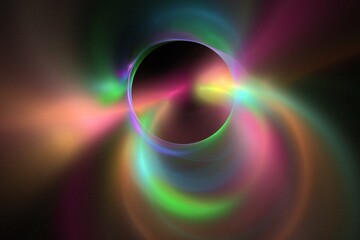 abstract background with glowing circles