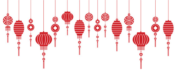 Fototapeta na wymiar chinese new year vector with transparent background eps 10 