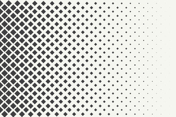 Abstract black technology pattern consists of different rhombuses isolated on a white background. Geometric shape elements for presentation design. Suit for corporate, technology, business, talks