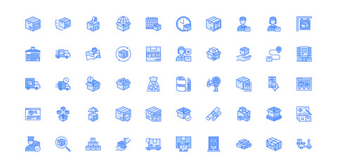 delivery icon set