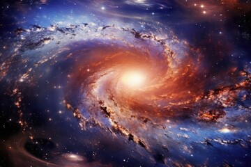 mesmerizing view of a distant galaxy