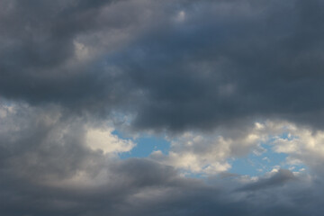 Sunset sky for background or sunrise and cloud in the morning.