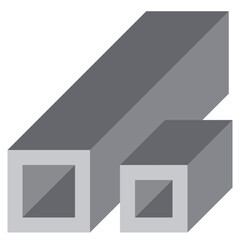steel square filled outline icon,linear,outline,graphic,illustration