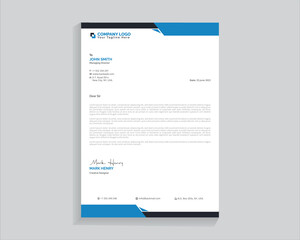 Creative Clean Modern Business Letterhead Design Template