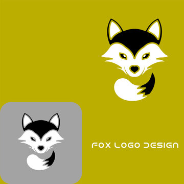 Wolf logo template. Vector, Vector icon.