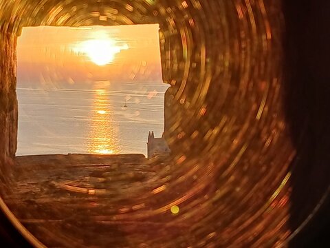 Sunset Though Glass