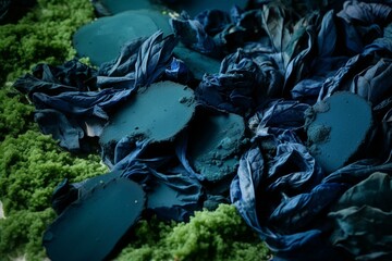 blue algae. Generative AI