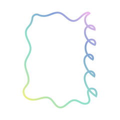Squiggly Frame Gradient