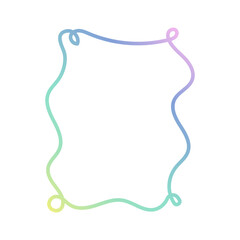 Squiggly Frame Gradient
