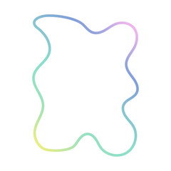 Squiggly Frame Gradient