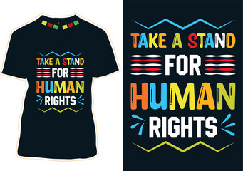 International Human Rights Day T-shirt design