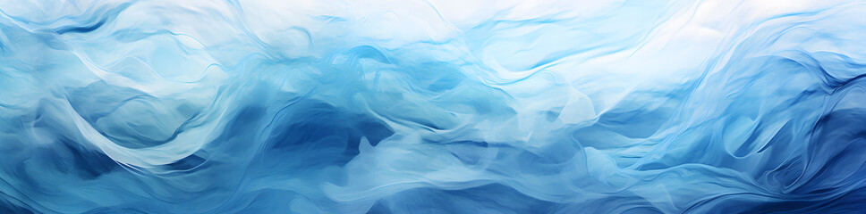 Obraz premium Light blue water splash isolated on white background