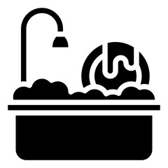 sink filled outline icon,linear,outline,graphic,illustration
