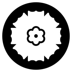 Dianthus glyph icon