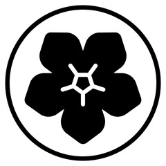 Petunias glyph icon
