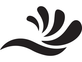 wave of water in the ocean, surface of water in the sea