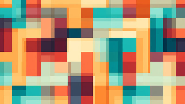 Digital art images with various patterns, unclear patterns, beautiful colors.